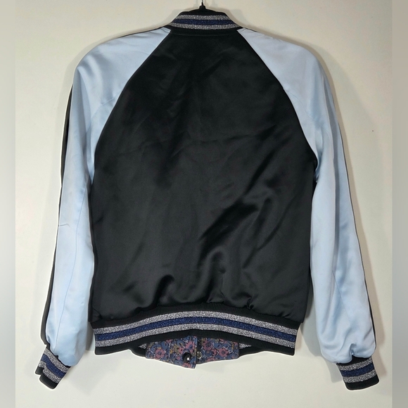 COACH KEITH HARING REVERSIBLE SATIN JACKET. - Picture 3 of 7